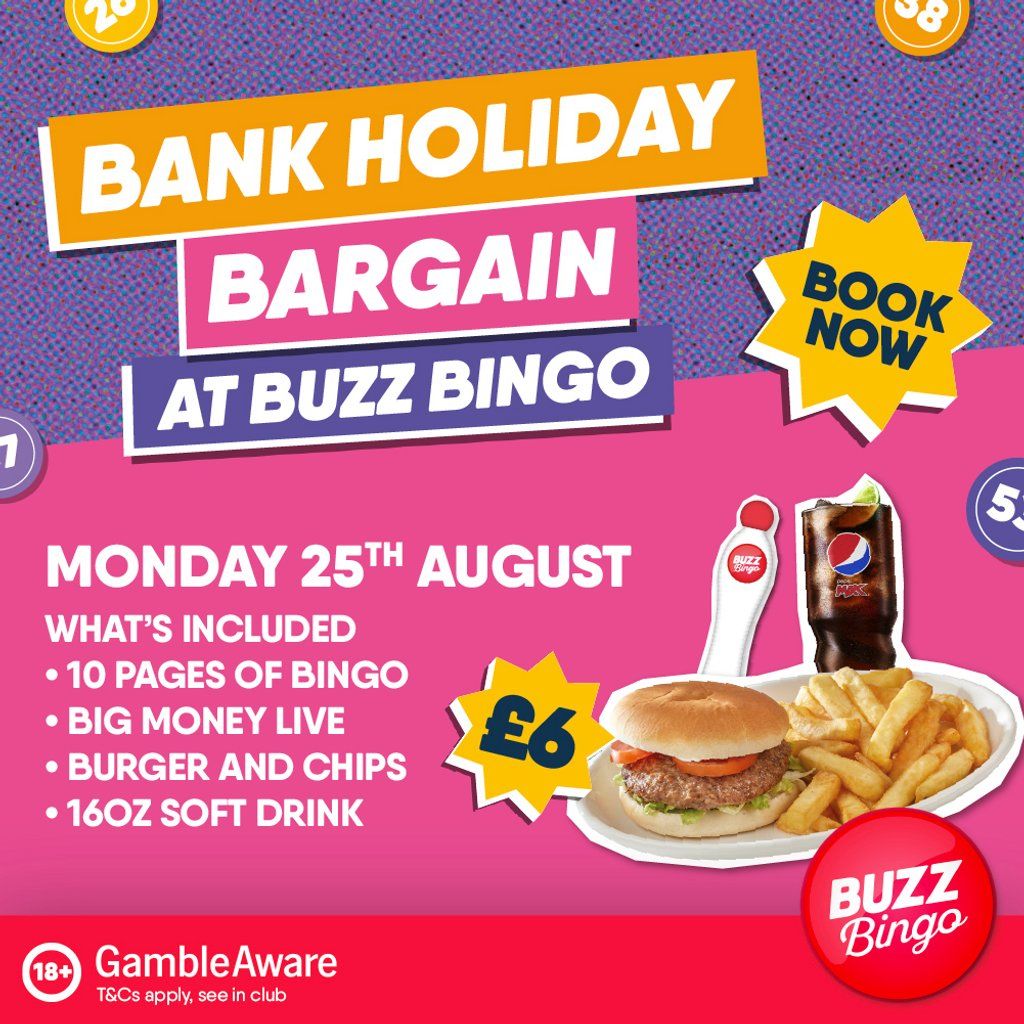 Coventry Walsgrave - Bank Holiday Bargain Bingo, 25 August | Event in Coventry | AllEvents
