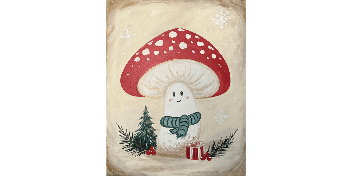 Festive Fungi - Paint and Sip in San Francisco | Classpop!™, 21 December | Event in Danville | AllEvents