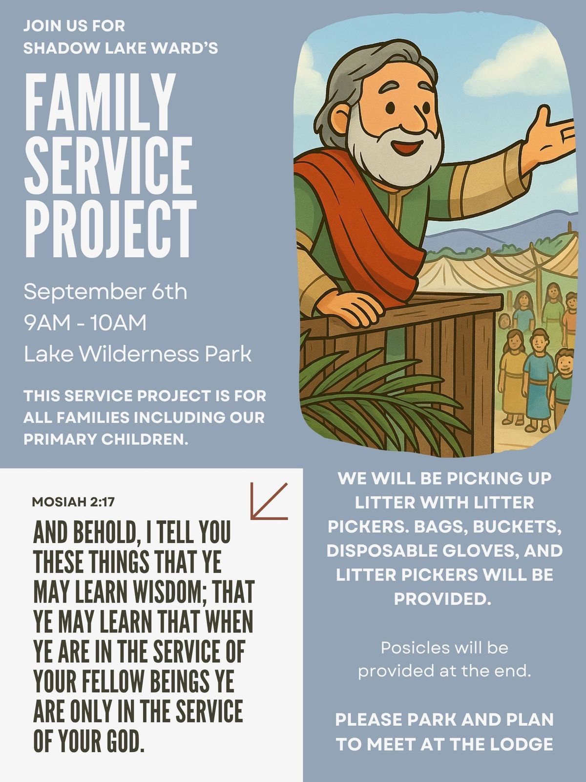 Ward Family Service Project, 6 September | Event in Maple Valley | AllEvents