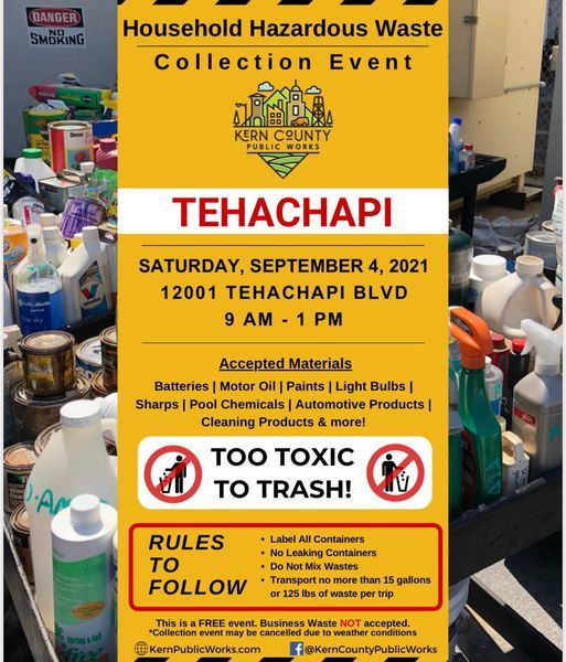 L2h6qrq9qzx9om City Of Tehachapi Hazardous Waste Day July 2022