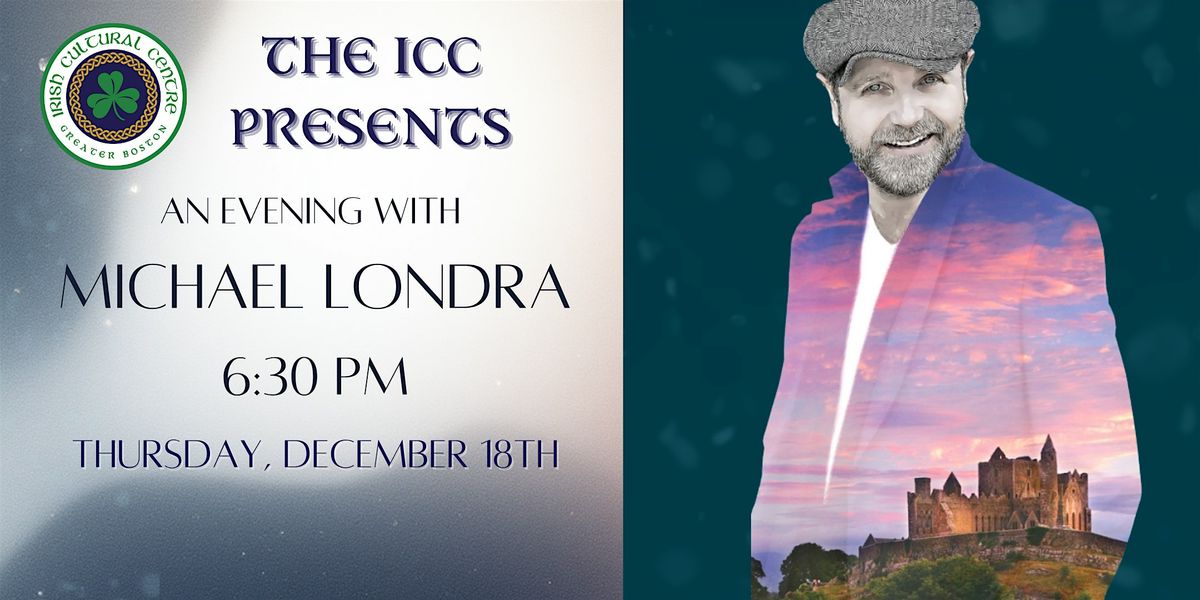 An Evening with Michael Londra, 18 December | Event in Canton | AllEvents
