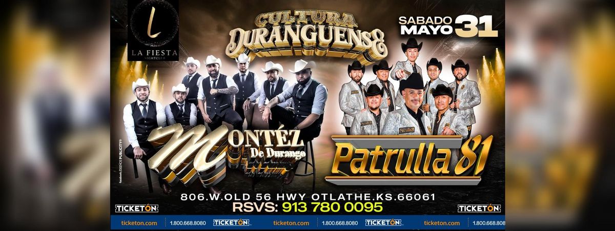 MONTEZ DE DURANGO & PATRULLA 81 | Event in Olathe | AllEvents