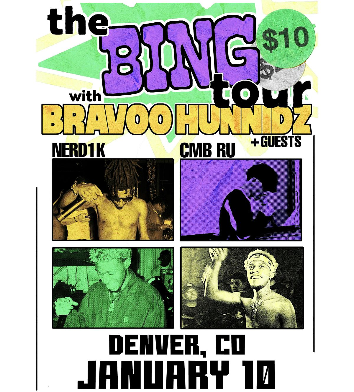 Ronreezyy Live ( The Bing Tour ), 10 January | Event in Denver | AllEvents