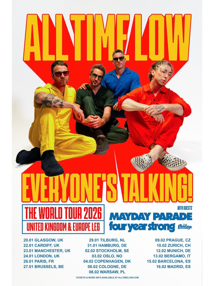 All Time Low Barcelona Tickets, 15 February | Event in Barcelona | AllEvents