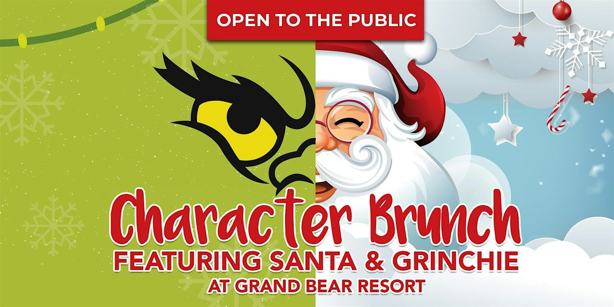 Grand Bear Resort's Character Brunch with Grinchie & Santa, 20 December | Event in North Utica | AllEvents