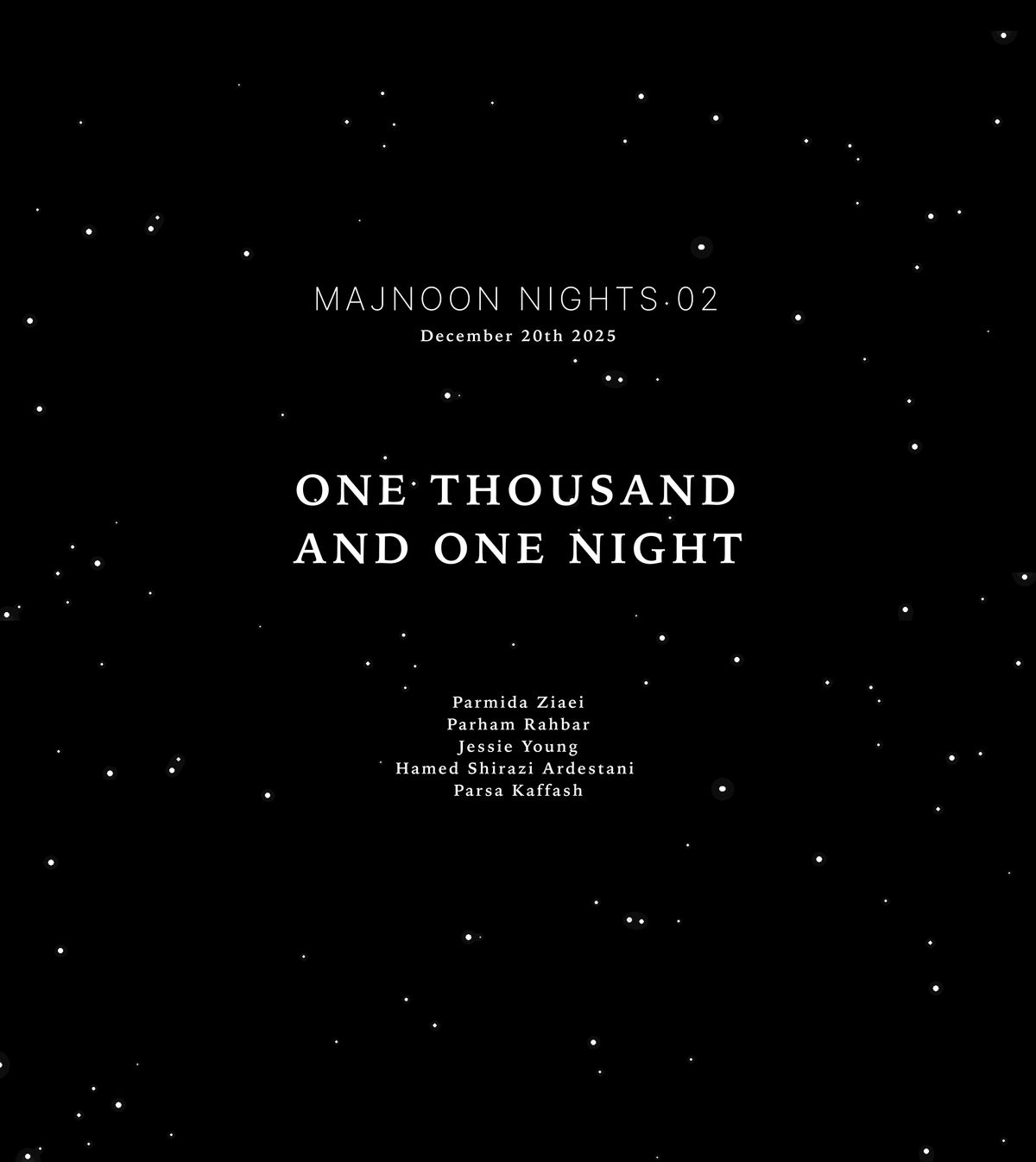One Thousand and One Nights, 20 December | Event in Seattle | AllEvents