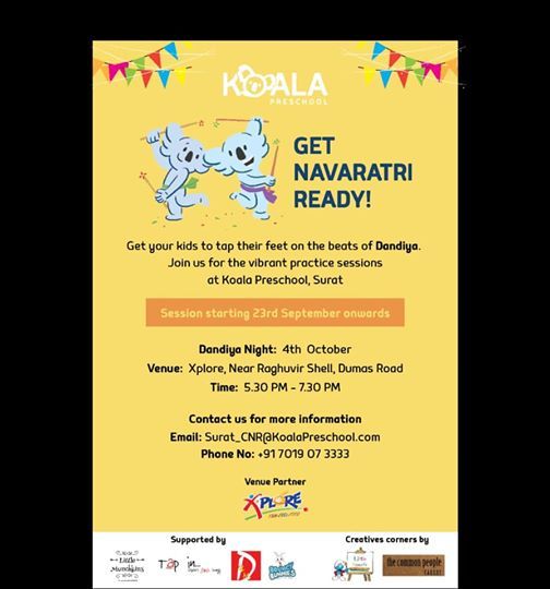 Garba Eve For Kids At Xplore Surat