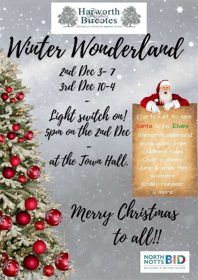 Xmas light switch on & Winter Wonderland, Harworth & Bircotes Town
