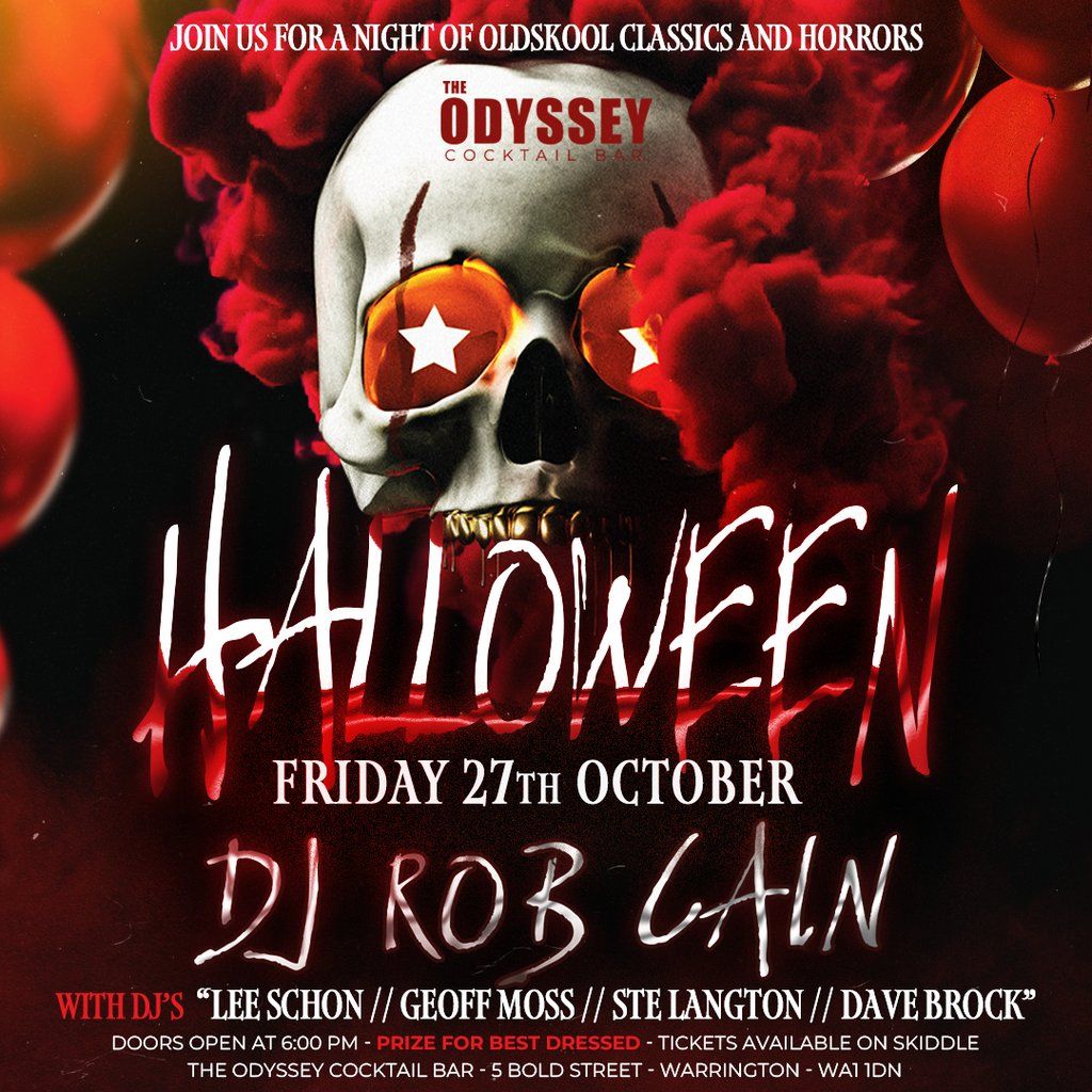 Halloween at The Odyssey!, The Odyssey Cocktail Bar, Warrington, October 27 to October 28