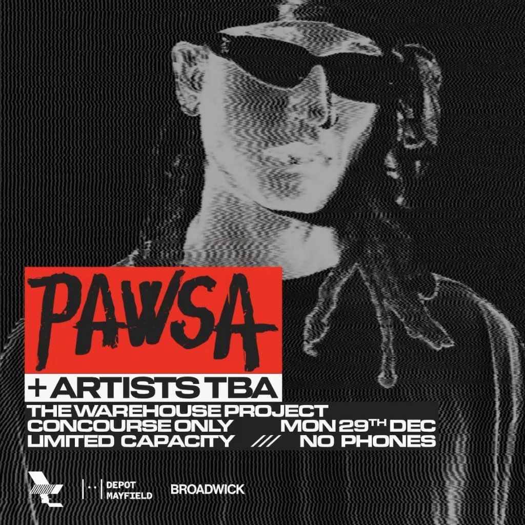 PAWSA [Concourse Only], 29 December | Event in Manchester | AllEvents