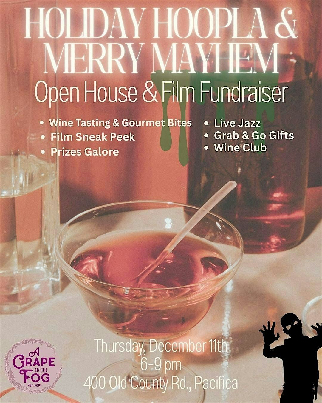 Holiday Hoopla & Merry Mayhem Open House, 11 December | Event in Pacifica | AllEvents