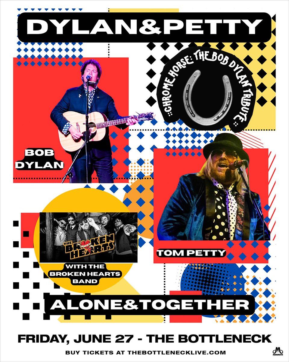 Chrome Horse - Bob Dylan Tribute & The Broken Hearts - Tribute to Tom Petty, 26 June | Event in Lawrence