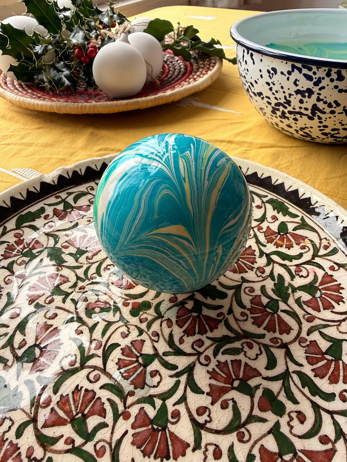 Ceramic Bauble Marbling Workshop - Faversham, 12 December | Event in Faversham | AllEvents