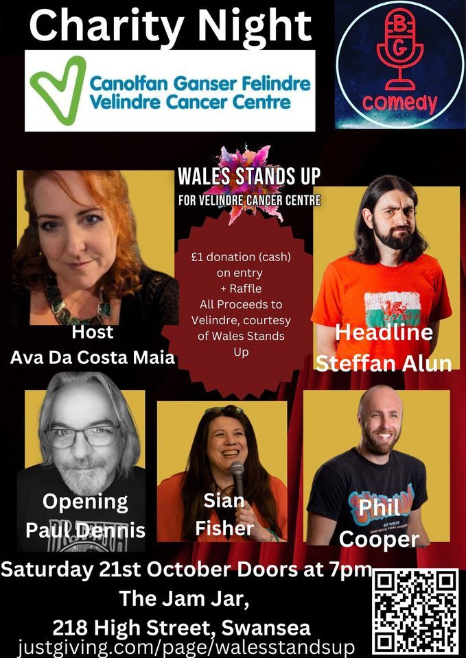 Wales Stands Up at The Jam Jar, The Jam Jar Swansea, 21 October 2023