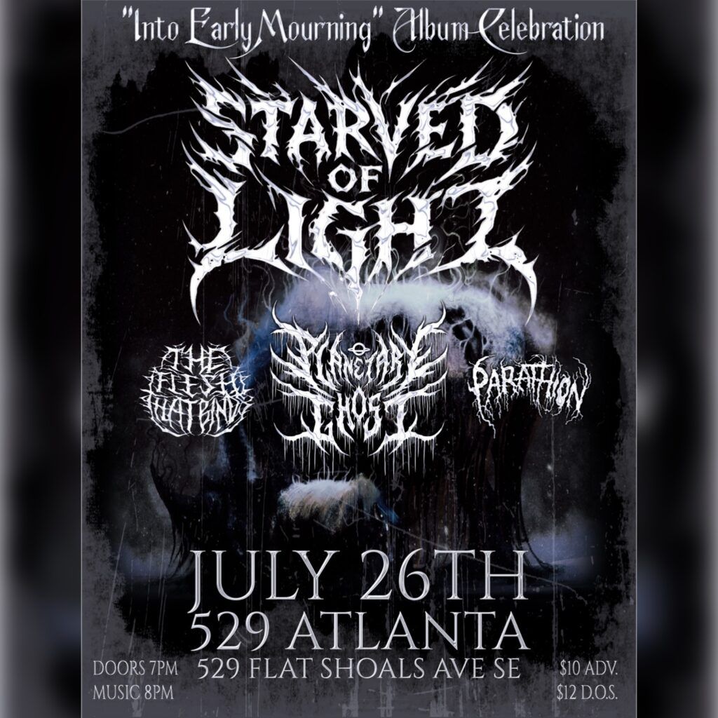 Starved of Light, 25 July | Event in Atlanta | AllEvents