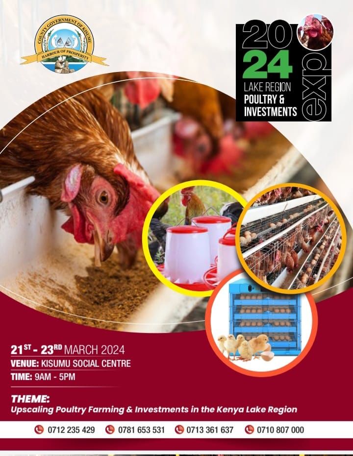 2024 Expo Lake Region Poultry and Investment, Kisumu Social Centre, 21 ...