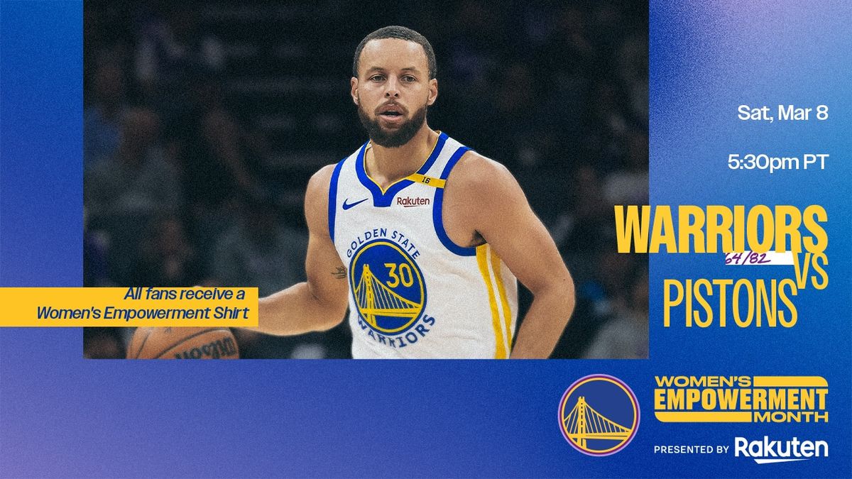 Parking Detroit Pistons at Golden State Warriors, 31 January | Event in San Francisco | AllEvents