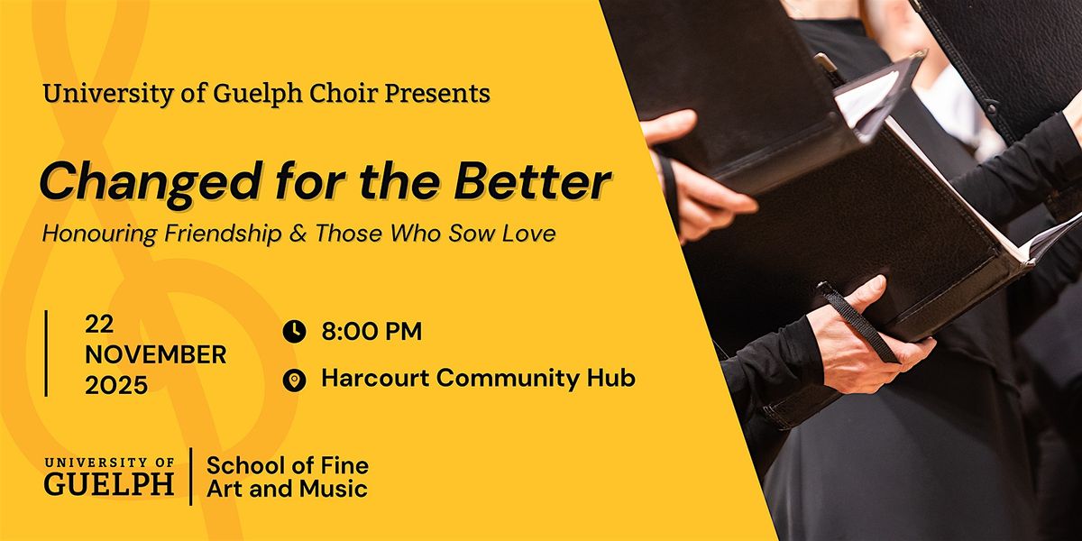 Changed For the Better | Event in Guelph | AllEvents