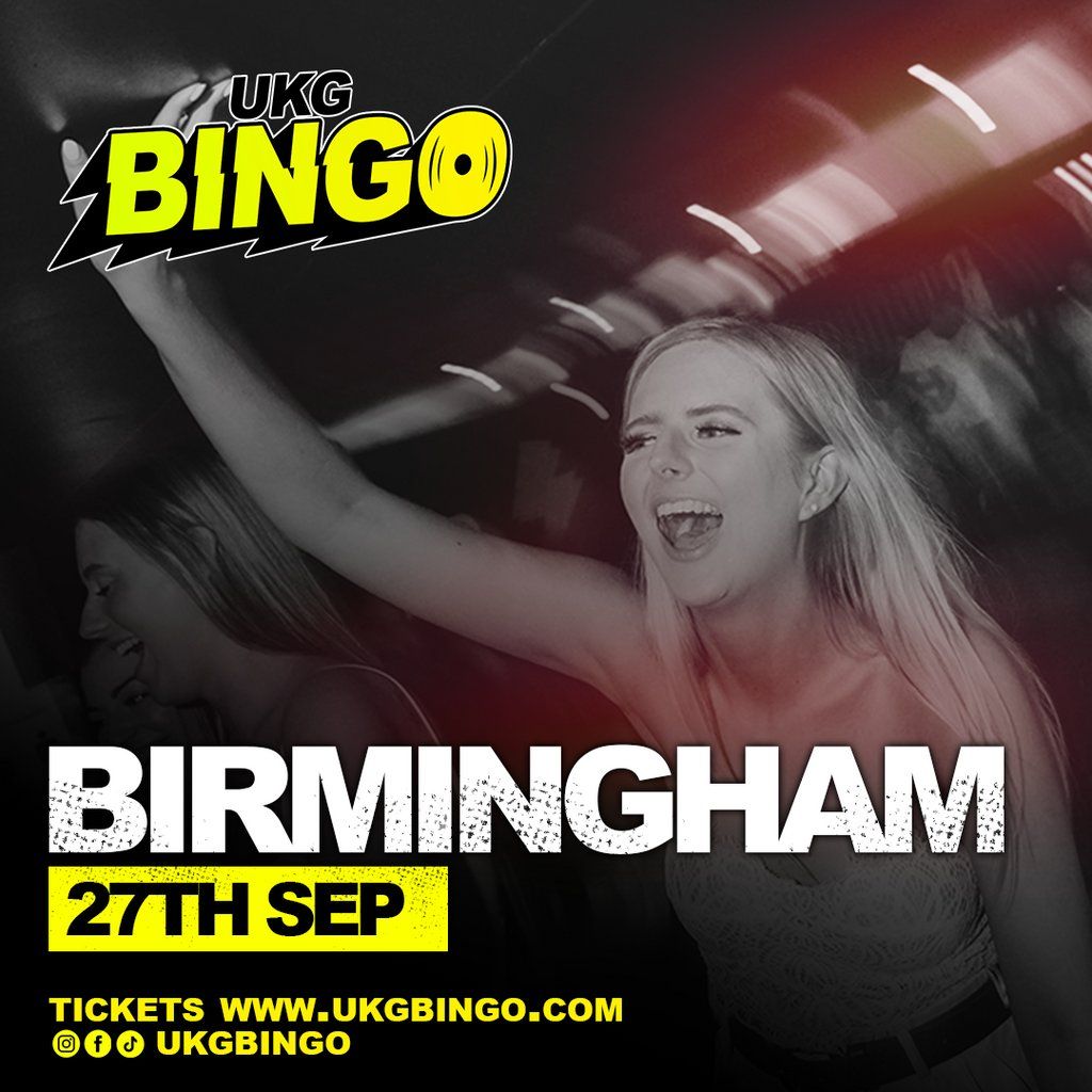 UKG BINGO Birmingham, 27 September | Event in Birmingham | AllEvents