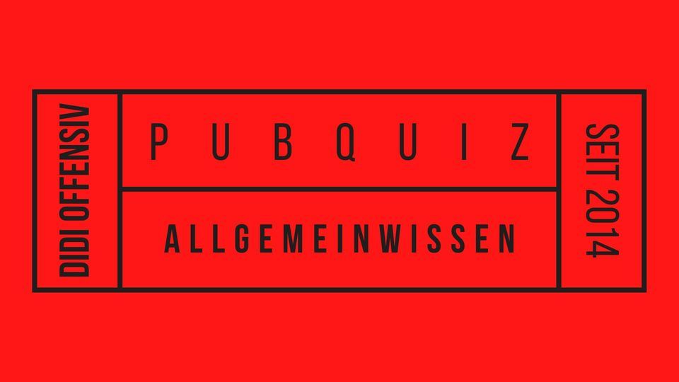 Bolzplatz: Pub-Quiz Allgemeinwissen (76) II - mit Sven und Rafi, Didi Offensiv, Basel, January 14 2023 | AllEvents.in Bolzplatz... 