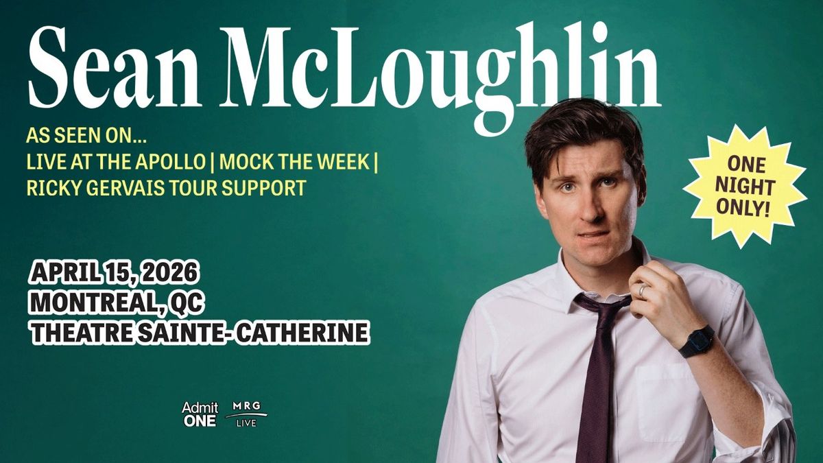 Sean McLoughlin, 16 April | Event in Toronto | AllEvents