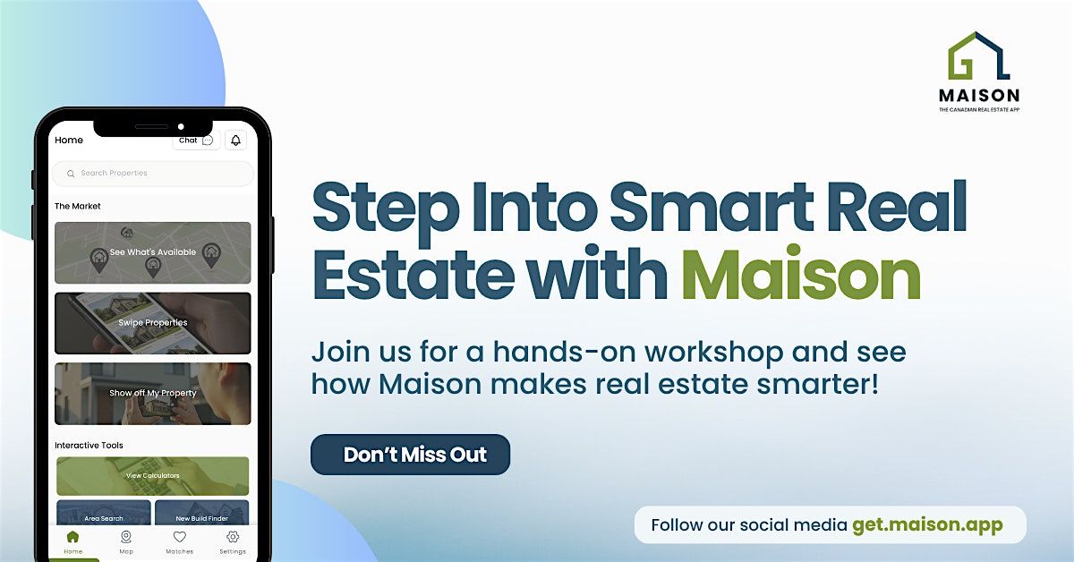Real Estate Agents Meet Maison and Learn AI, 4 December | Event in Burlington | AllEvents