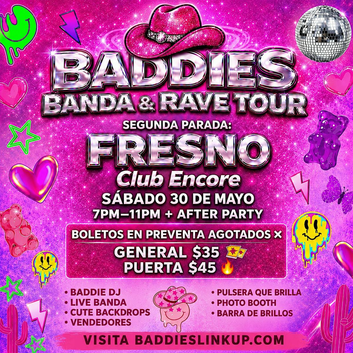 Banda Rave Congress Baddies Banda & Rave- Fresno, Club Encore, Fresno, 30 May 2026 | AllEvents