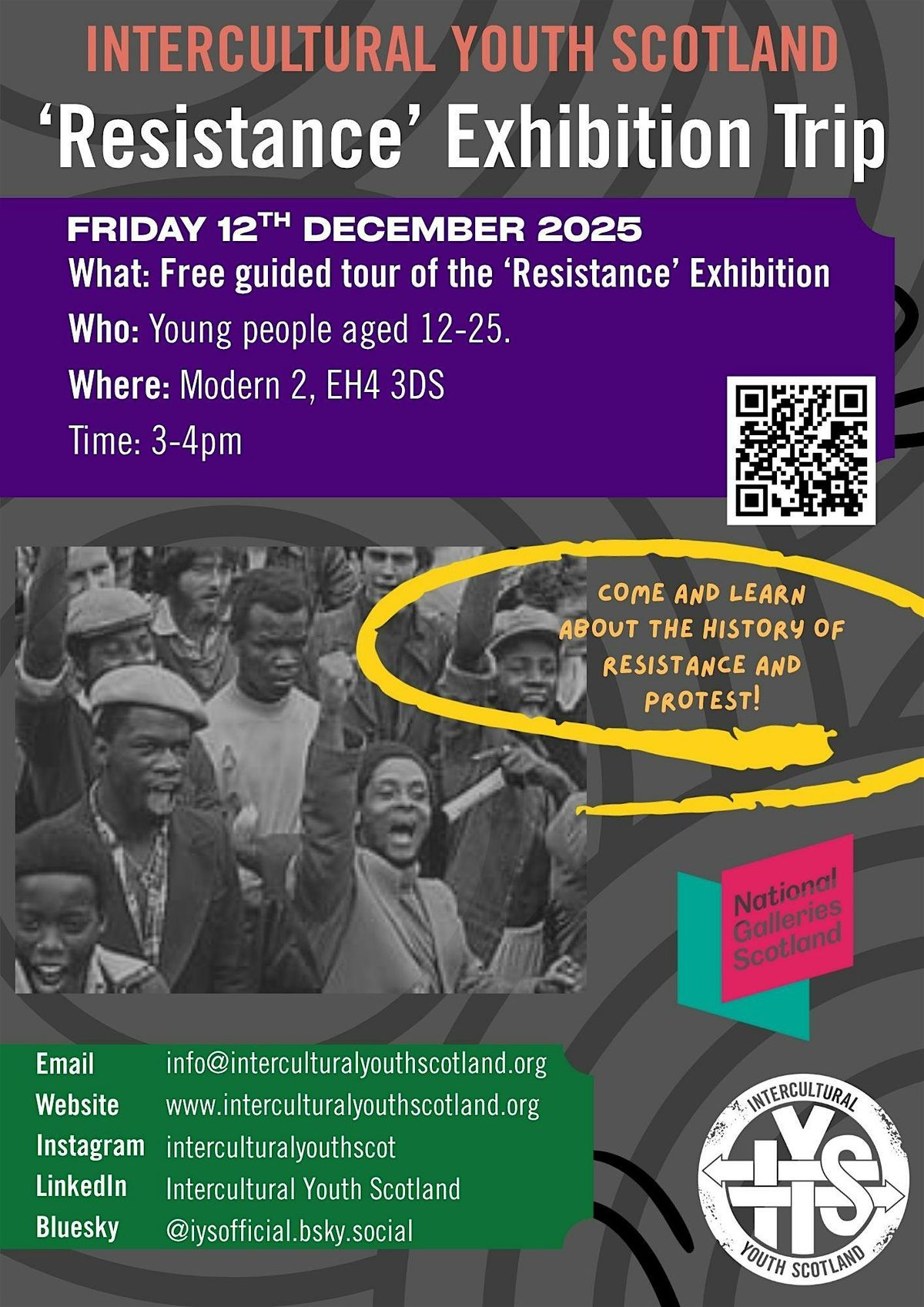 IYS - Guided Tour of Resistance Exhibition, 12 December | Event in Edinburgh | AllEvents