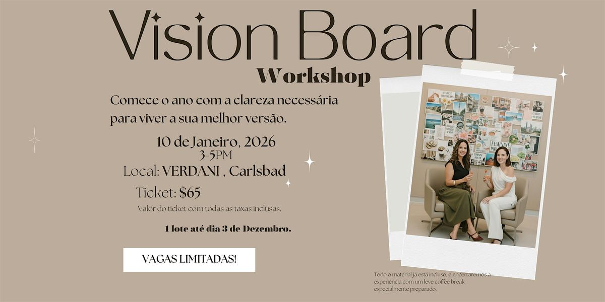 Workshop Vision Board, 10 January | Event in Carlsbad | AllEvents