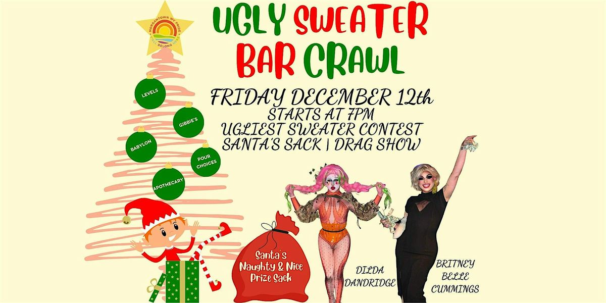 Ugly Sweater Bar Crawl, 12 December | Event in Morgantown | AllEvents