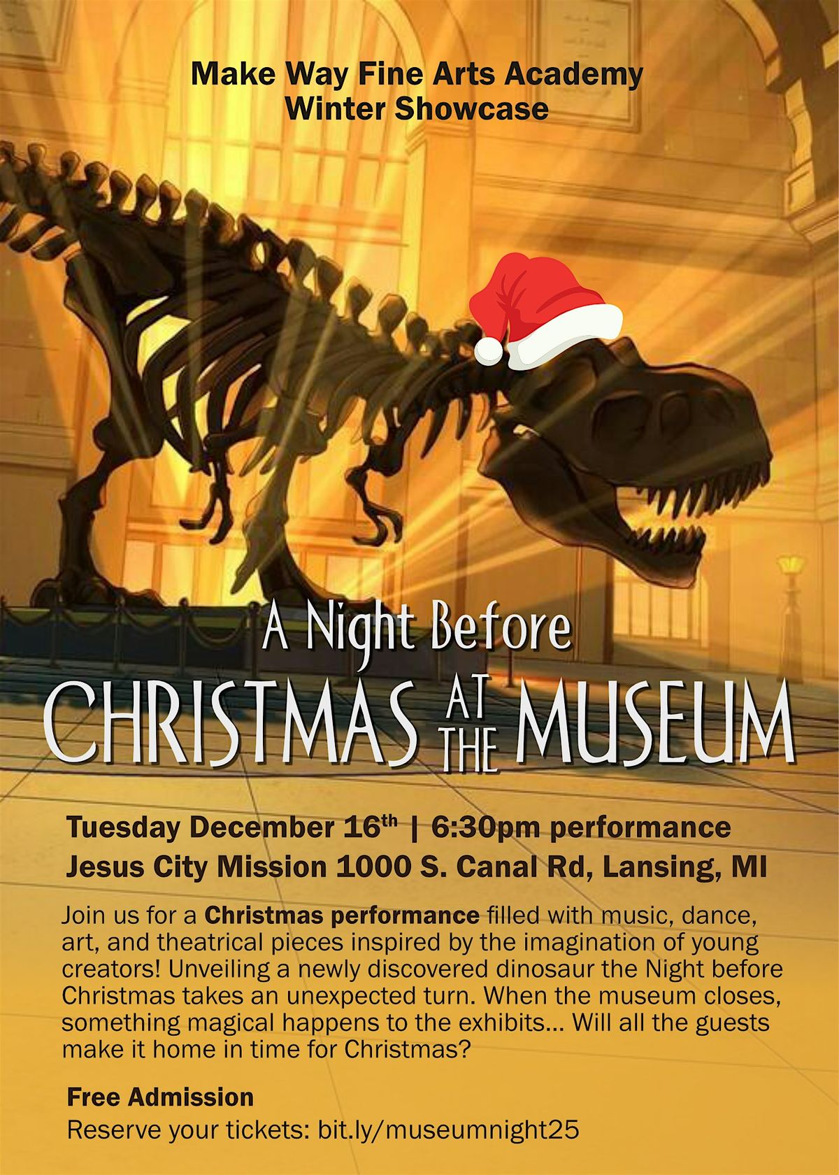 Make Way Fine Arts Academy Winter Showcase 2026, 16 December | Event in Lansing | AllEvents