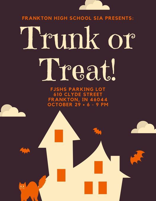 Trunk or Treat, Frankton Junior-Senior High School, October 29 2021 Trunk or Treat, Frankton Junior-Senior High School, October 29 2021