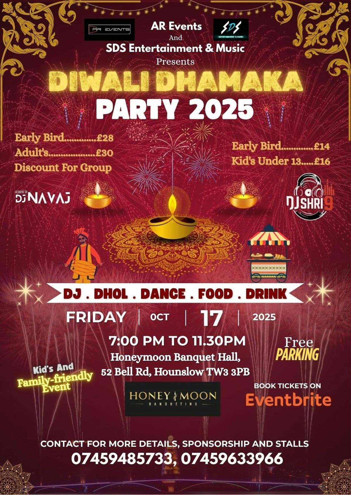 🌟 Diwali Dhamaka Party 2025 🌟, 17 October | Event in Heston | AllEvents