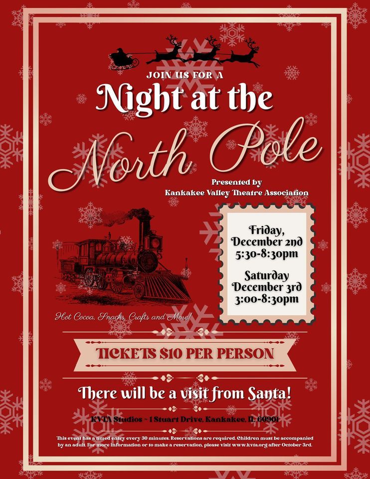 KVTAs A Night at the North Pole SOLD OUT!, Kankakee Valley Theatre