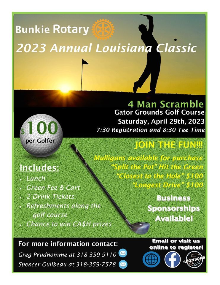 Bunkie Rotary 2023 Louisiana Classic, Gator Grounds RV Resort