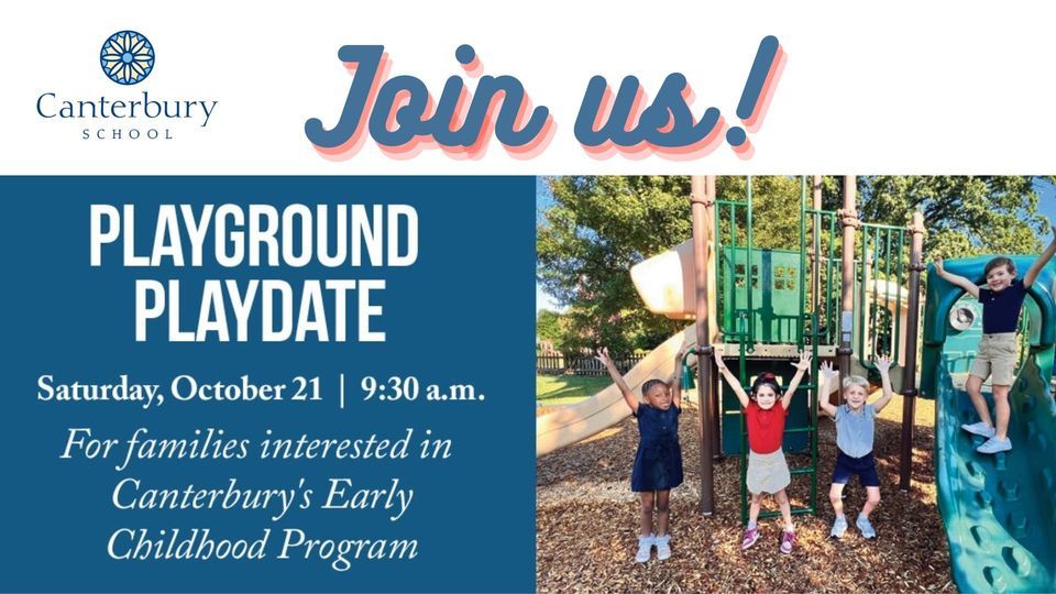 Playground Playdate , Canterbury School Greensboro, October 21 2023