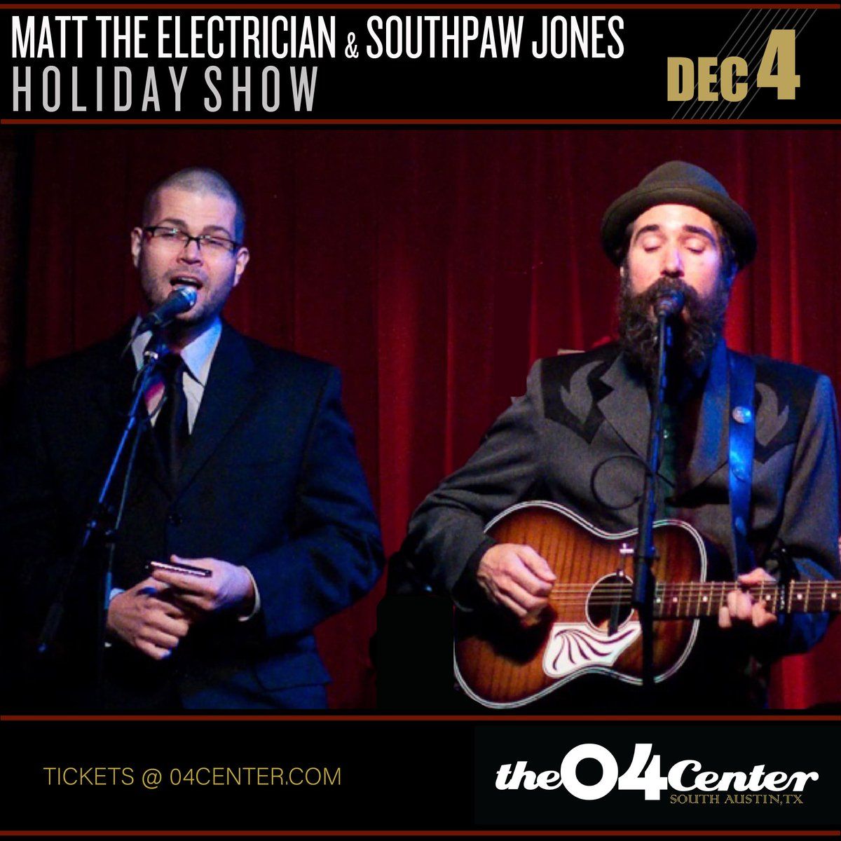 Matt the Electrician & Southpaw Jones, 5 December | Event in Austin | AllEvents