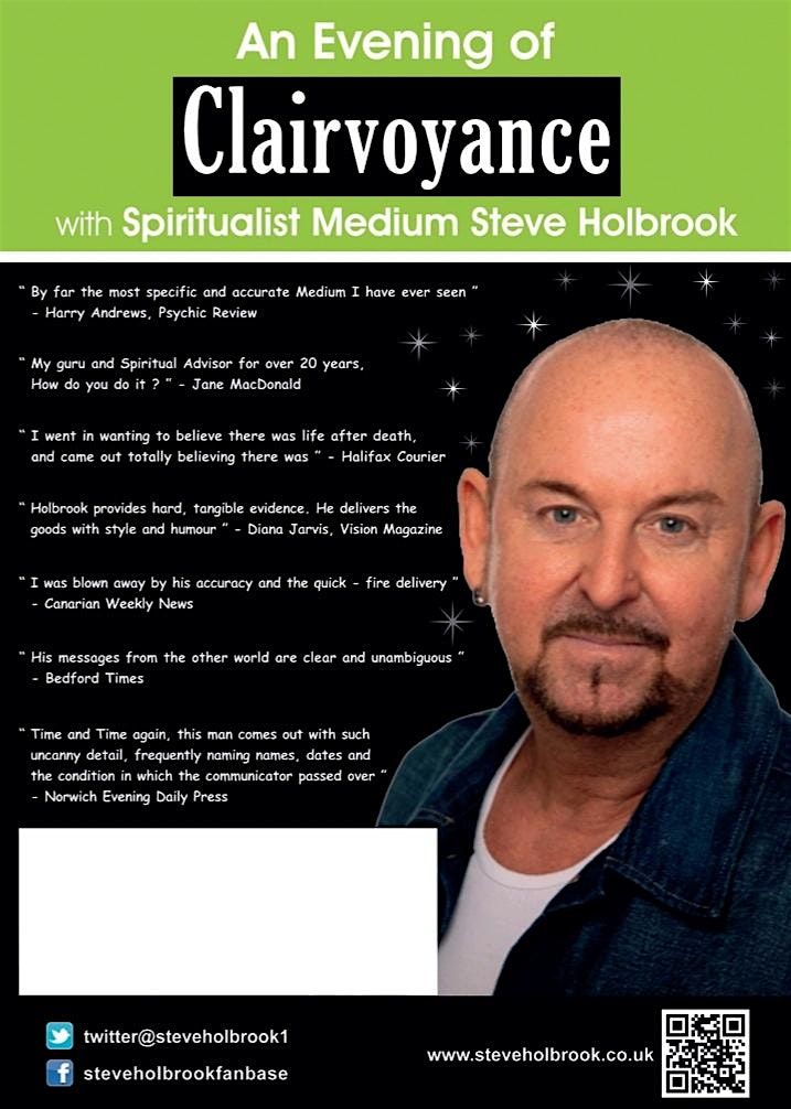 Steven Holbrook, 13 February | Event in Brighouse | AllEvents