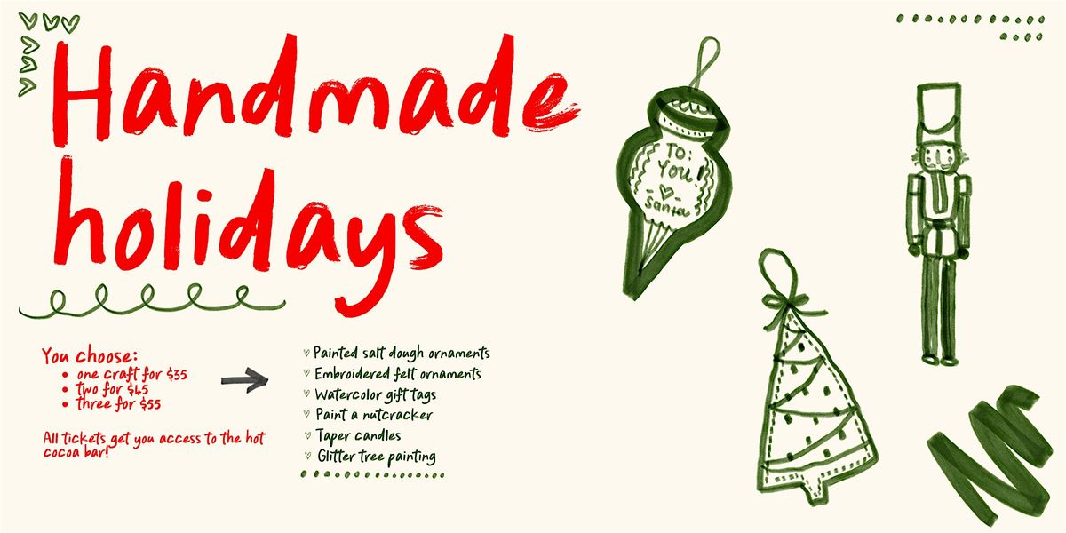 Handmade Holiday Crafting Workshop, 14 December | Event in Cleveland | AllEvents