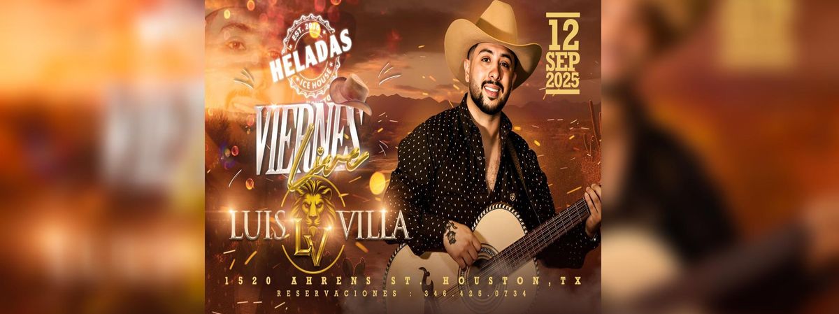 LUIS VILLA , 12 September | Event in Houston | AllEvents