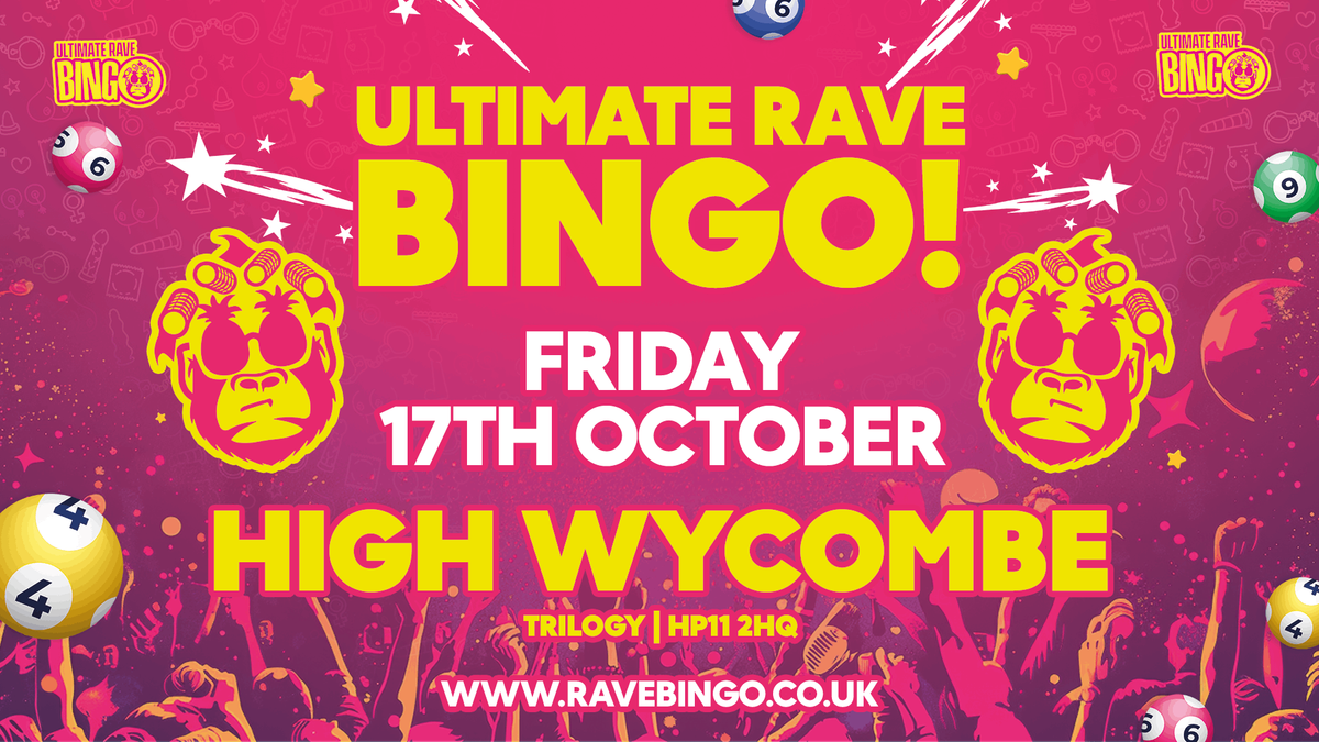 Ultimate Rave Bingo // High Wycombe // 17th October, 17 October | Event in High Wycombe | AllEvents