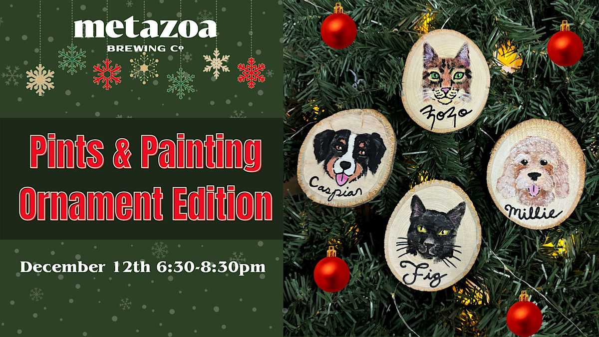 Pints & Painting: Ornament Edition, 12 December | Event in Indianapolis | AllEvents