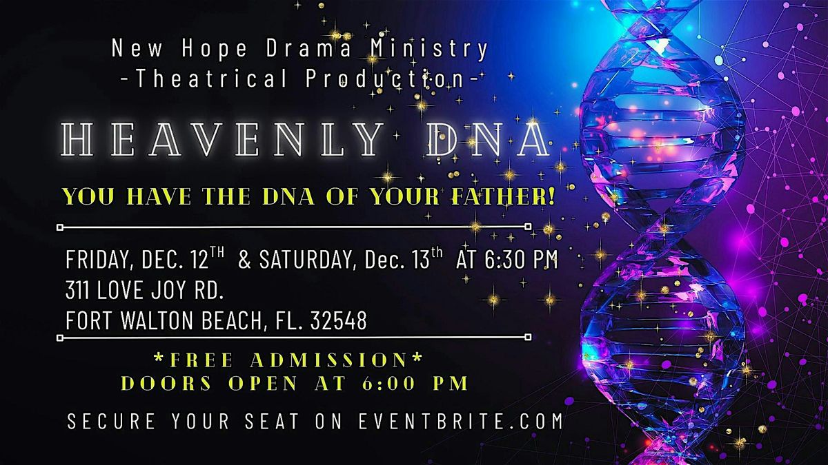 Heavenly DNA, 13 December | Event in Fort Walton Beach | AllEvents