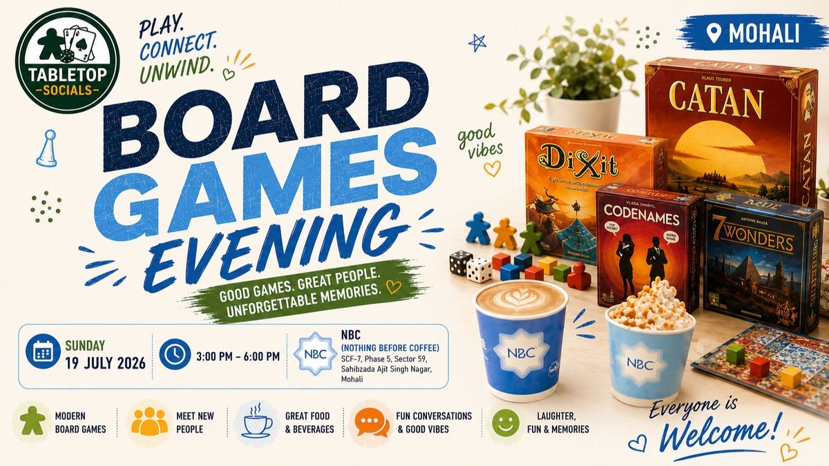 Tabletop Socials - Board Games Evening