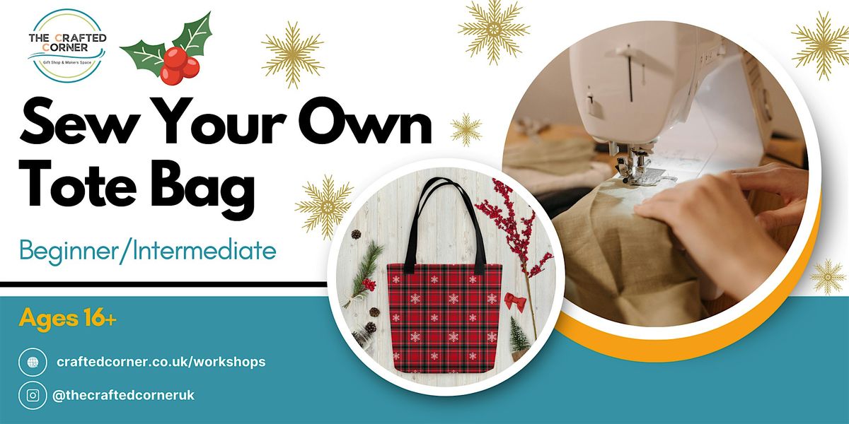 Sew Your Own Tote Bag: Beginner/ intermediate Class, 6 December | Event in London | AllEvents