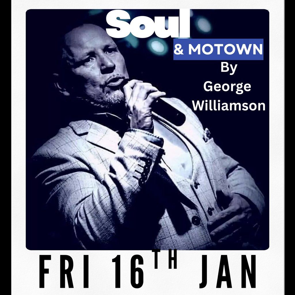 George Williamson sings Soul and Motown, 16 January | Event in Middlesbrough | AllEvents