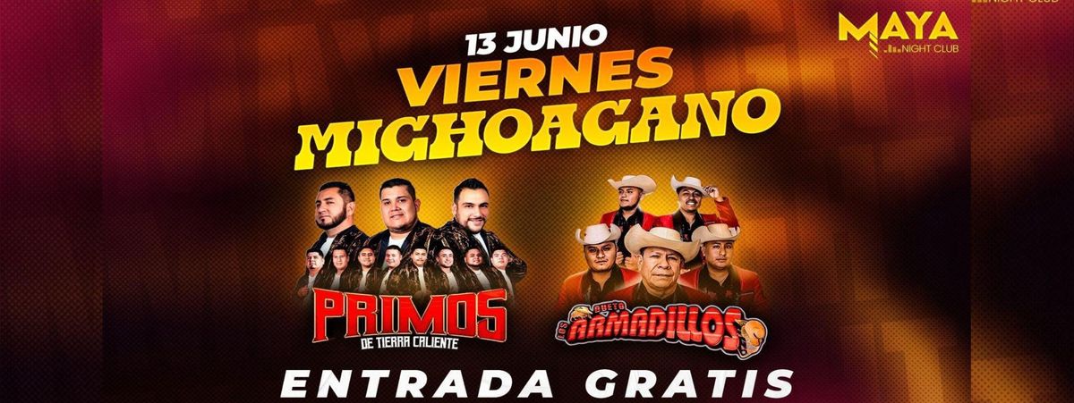 PRIMOS DE TIERRA CALIENTE & DUETO LOS ARMADILLOS GRATIS EN CLUB MAYA, 13 June | Event in Redwood City