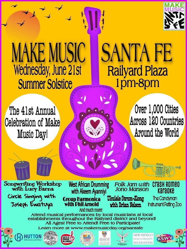 Make Music Day Santa Fe!, The Railyard, Santa Fe, June 21 2023 | AllEvents.in Make Music Day Santa Fe!, The Railyard, Santa Fe, June 21 2023 | AllEvents.in