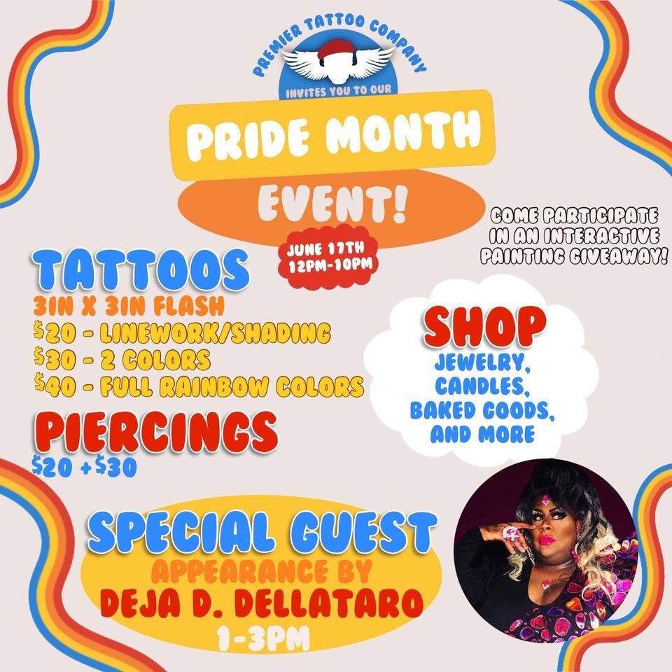 Pride Month Tattoo + Piercing Event!, Premier Tattoo Company Westland