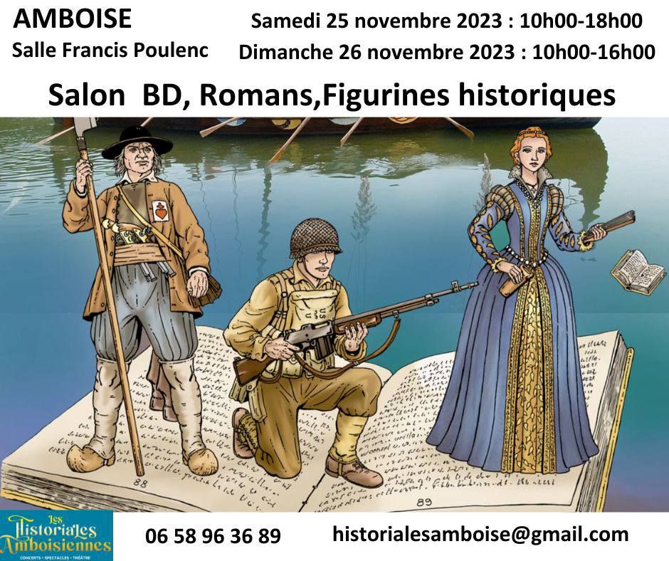 Salon BD, Romans,Figurines historiques, Avenue des Martyrs de la Résistance 37400 Amboise Salon BD, Romans,Figurines historiques, Avenue des Martyrs de la Résistance 37400 Amboise